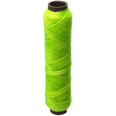 Artificial Sinew -  70lb Test - Neon Green (bobbin)
