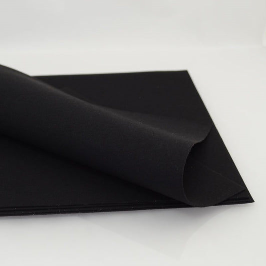 Faux Suede - 8.5in square - Black