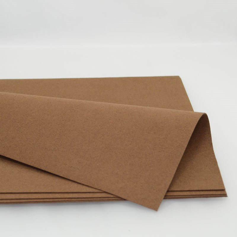 Faux Suede - 8.5in square - Brown