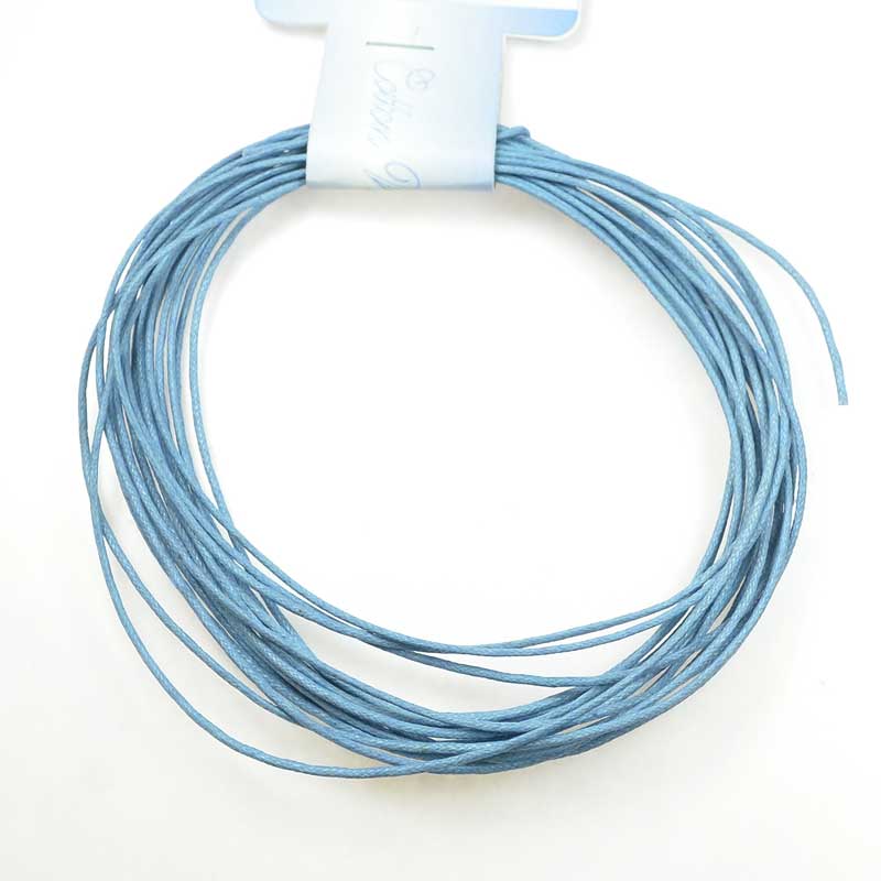 Dazzle-It - 1mm Waxed Cotton Cord - Royal Blue (Pack 5 yds)