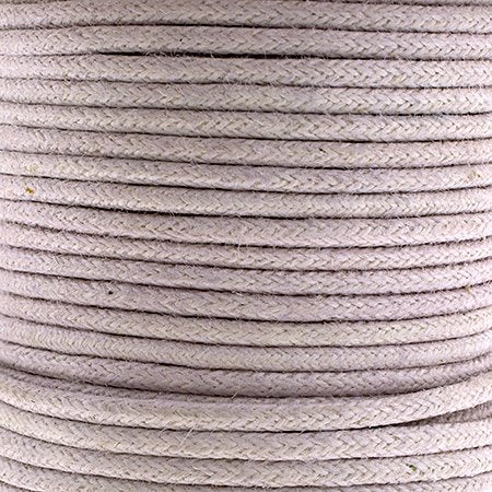 Cotton Cord - 1.5mm Round Waxed - Mauve (25m)