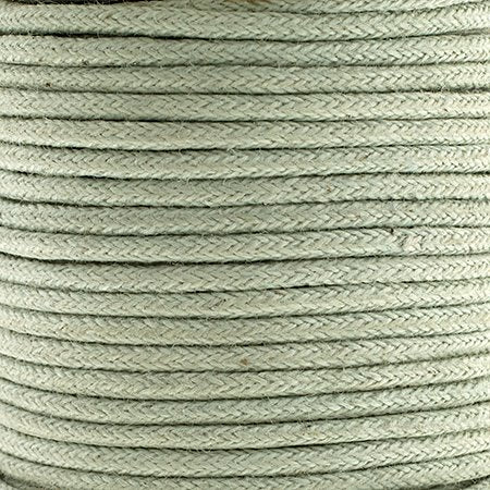 Cotton Cord - 1.5mm Round Waxed - Seafoam (25m)
