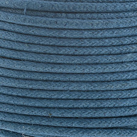 Cotton Cord - 2mm Round Waxed - Royal Blue (25m)