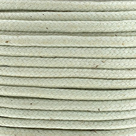Cotton Cord - 2mm Round Waxed - Seafoam (25m)