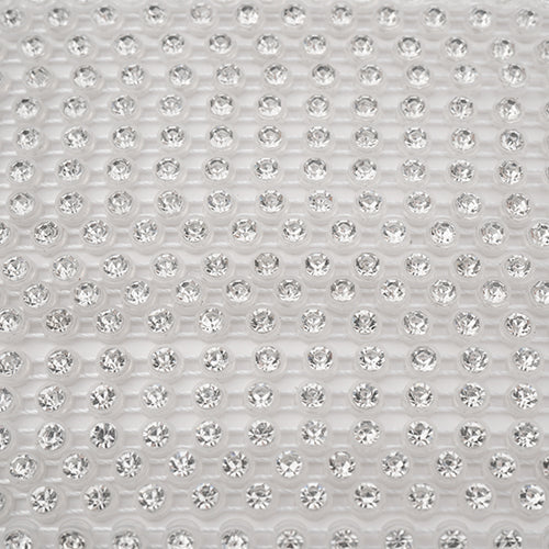 Crystal Lane Rhinestone Trim - ss12 (3mm) - Transparent Casing/ Crystal (10yd)