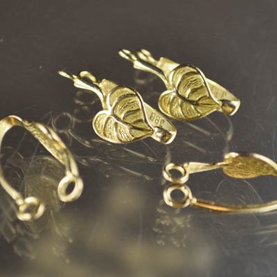 Bail -  Leafy for Donut - Bright Brass