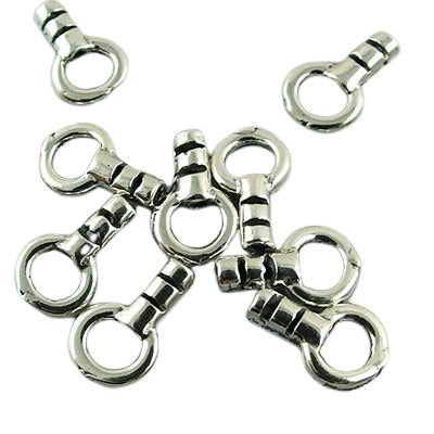 Sterling Chain - End Cap Loop for Bead Chain - Sterling (Pair)