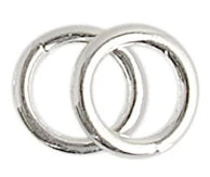 Jump Rings Closed / Soldered - 5mm - Sterling