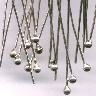Headpins - 3in / 22ga Ball - Sterling