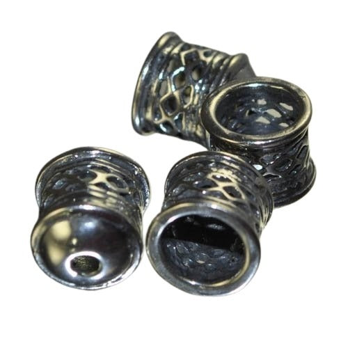 End Cap Lattice Viking Knit - ID 6mm - Sterling