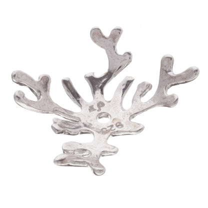Bead Cap Coral - 12mm - Sterling
