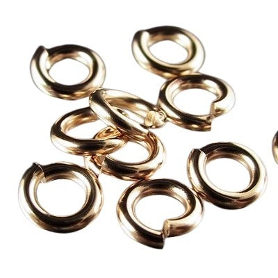 Jump Rings Open - 6mm - Gold-filled (10)