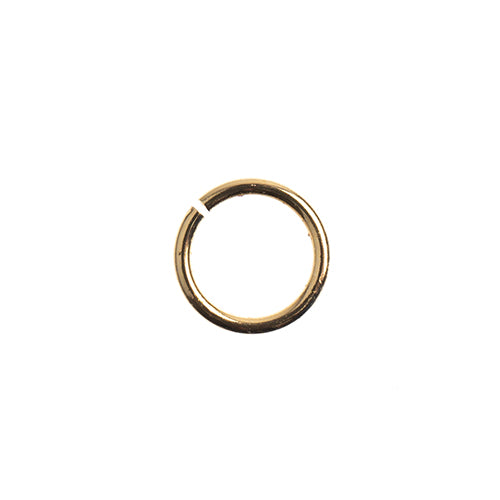 Jump Ring Open - 6mm / 21ga - 18kt Goldplated (Pack)