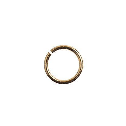 Jump Ring Open - 6mm / 21ga - 18kt Goldplated (Pack)