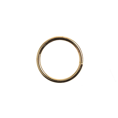 Jump Ring Open - 8mm / 21ga - 18kt Goldplated (Pack)