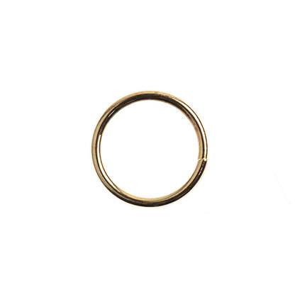 Jump Ring Open - 8mm / 21ga - 18kt Goldplated (Pack)