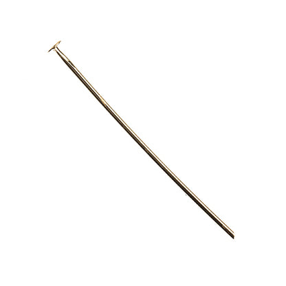 Headpins - 1in / 21ga Flat head - 18kt Goldplated (Pack)
