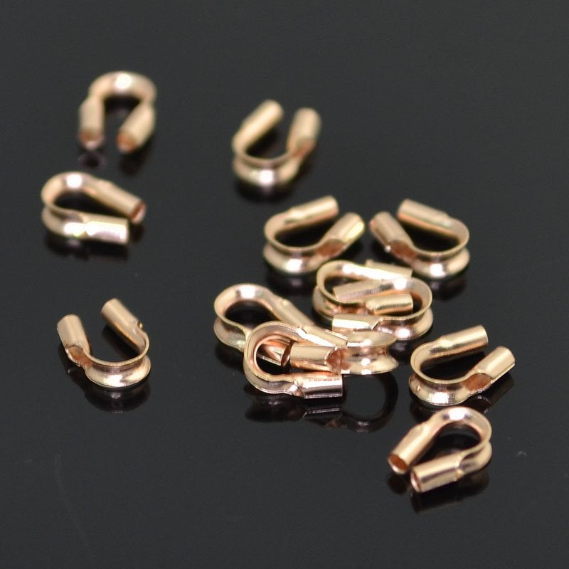 Wire Guardian -  for Beading Wire up to .031in - 14 Kt Rose Gold-filled (10)