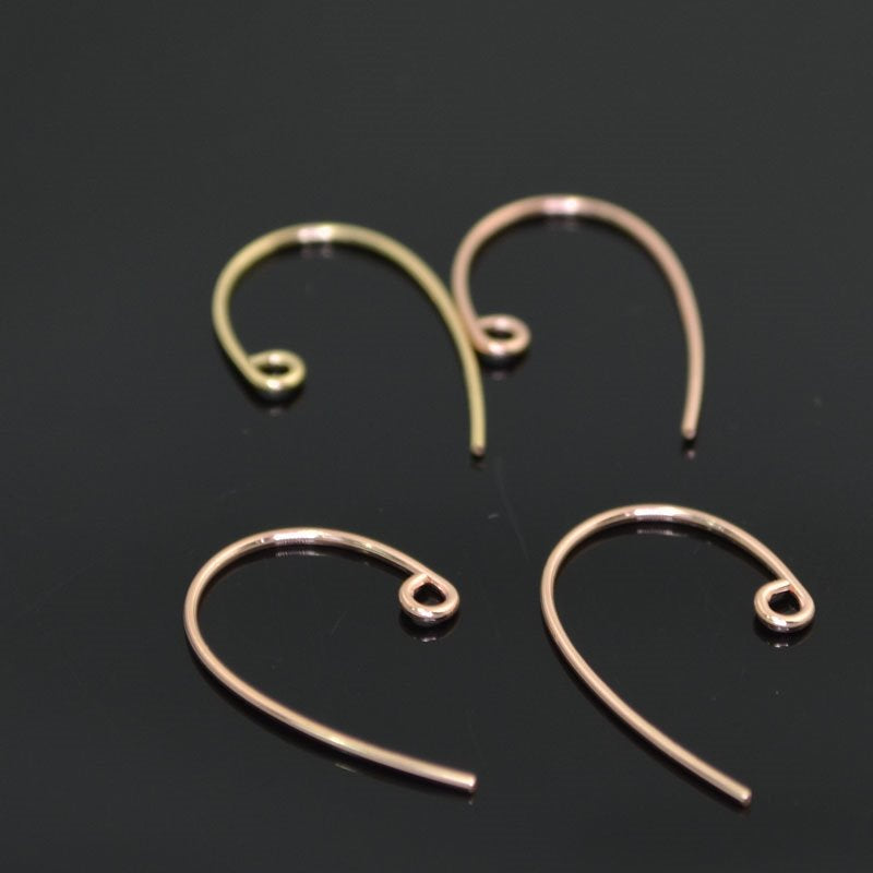 Earring -  Bass Clef Earwire - 14 Kt Rose Gold-filled (Pair)