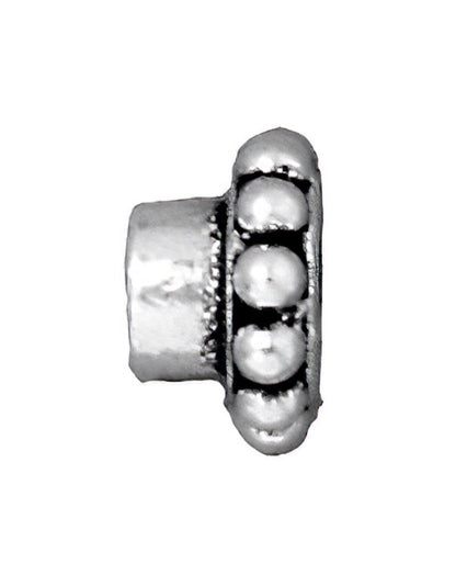 Bead Aligner - ID 4mm - Antique Silver (10)