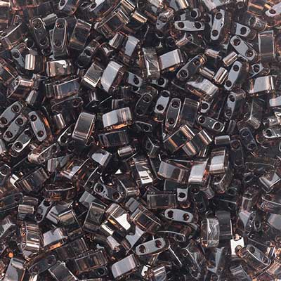 Miyuki -  Half Tila - Chocolate Brown Transparent (50g)