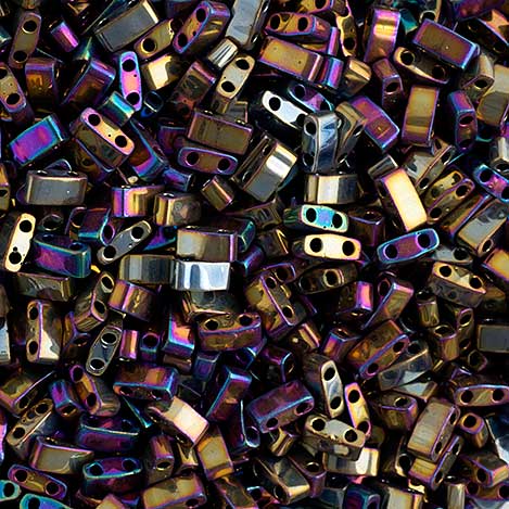 Miyuki -  Half Tila - Purple Gold AB Metallic (50g)