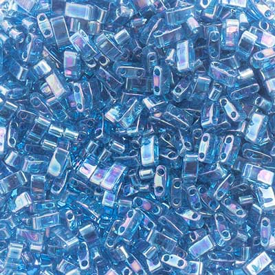Miyuki -  Half Tila - Sapphire Transparent AB (50g)