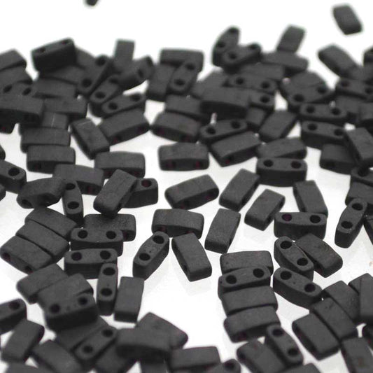 Miyuki -  Half Tila - Matte Opaque Black (5g)