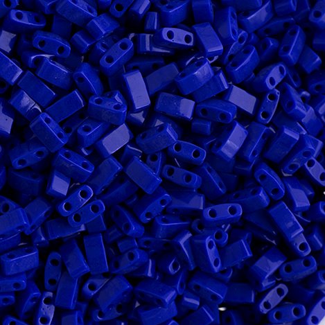 Miyuki -  Half Tila - Opaque Royal Blue Luster (5g)