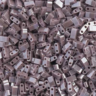 Miyuki -  Half Tila - Chocolate Brown Opaque Luster (50g)
