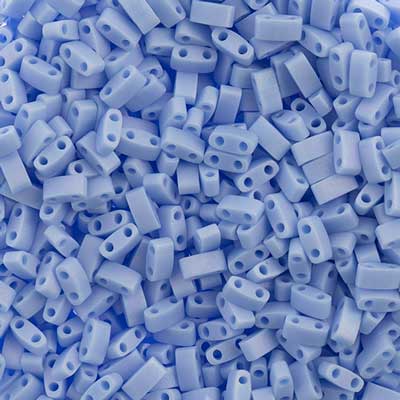 Miyuki -  Half Tila - Lapis Blue Opaque AB Matte (50g)