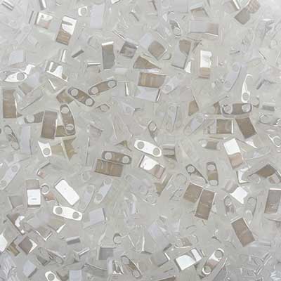 Miyuki -  Half Tila - White Opaque Luster (50g)