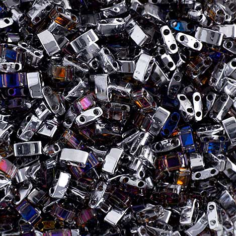 Miyuki -  Half Tila - Crystal Transparent Heliotrope (50g)