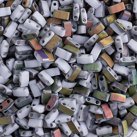 Miyuki -  Half Tila - Matte Opaque Vitrail (5g)