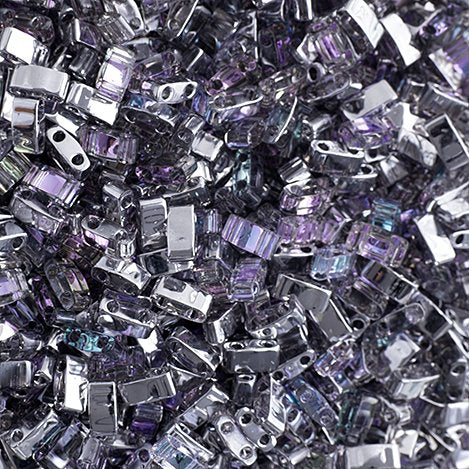 Miyuki -  Half Tila - Crystal Light Vitrail (5g)