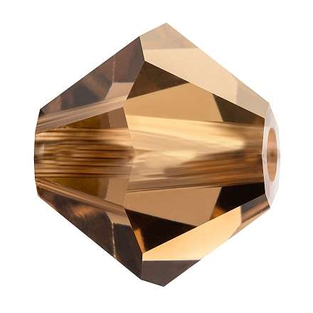 Preciosa 3mm Bicone - Smoked Topaz (90pcs)