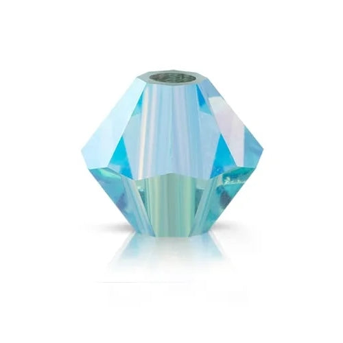 Preciosa 3mm Bicone - Aqua Bohemica AB2x (90pcs)