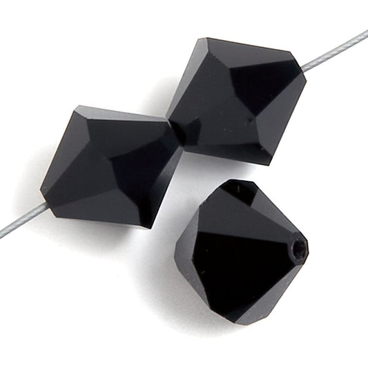 Preciosa 3mm Bicone - Jet (90)