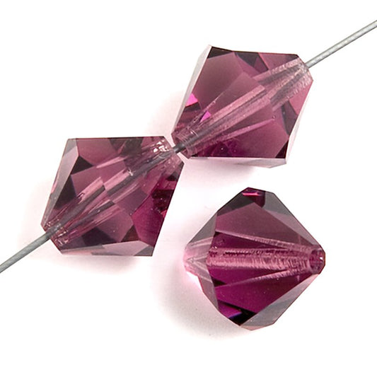 Preciosa 4mm Bicone - Amethyst (40)