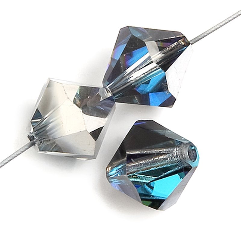 Preciosa 4mm Bicone - Bermuda Blue (40)