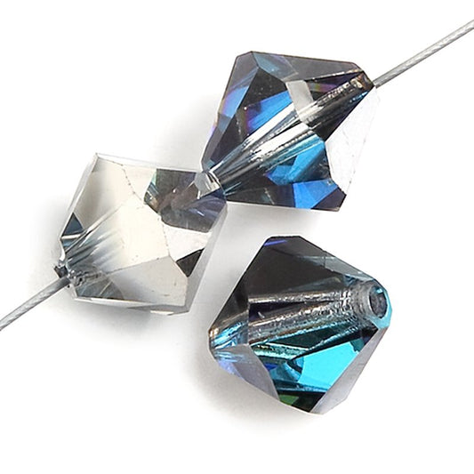 Preciosa 4mm Bicone - Bermuda Blue (40)