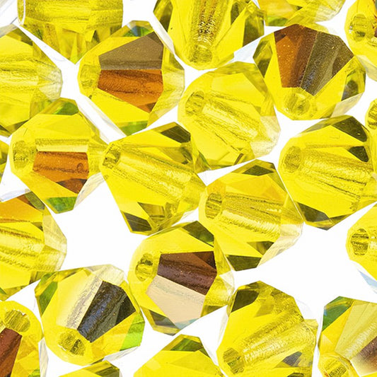 Preciosa 4mm Bicone - Citrine AB (40)