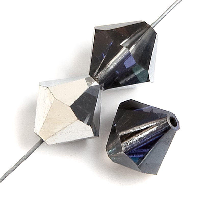 Preciosa 4mm Bicone - Heliotrope Halfcoat (40)