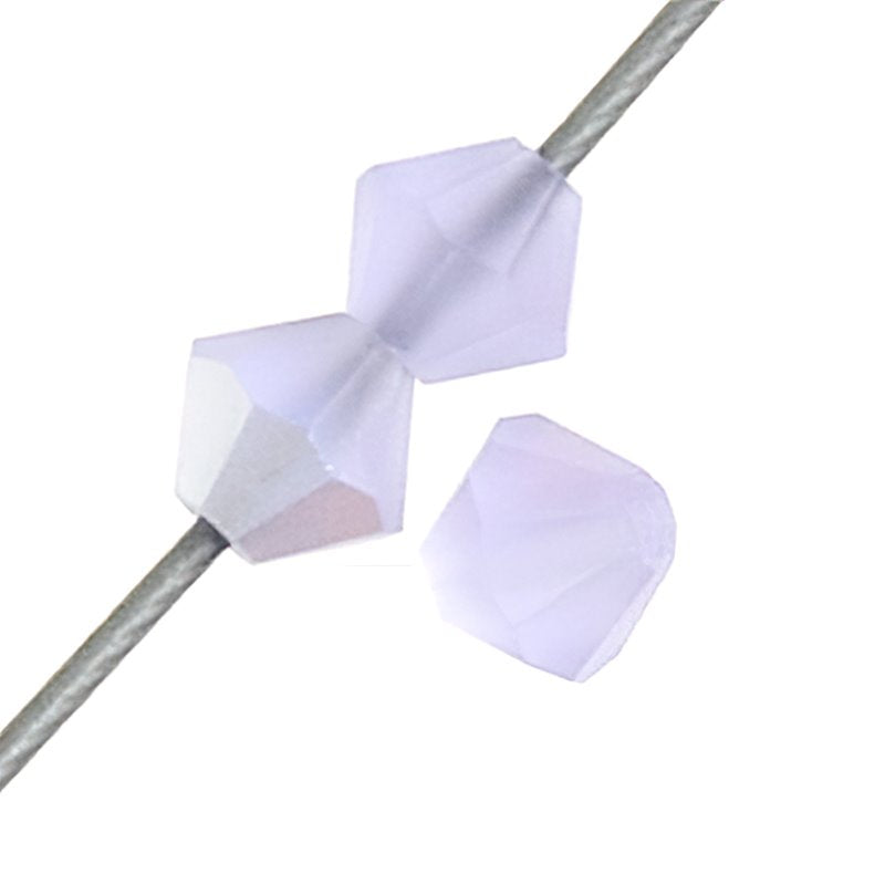 Preciosa 4mm Bicone - Violet AB Matte (40)