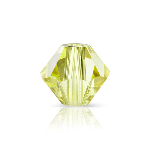 Preciosa 4mm Bicone - Acid Yellow (40pcs)