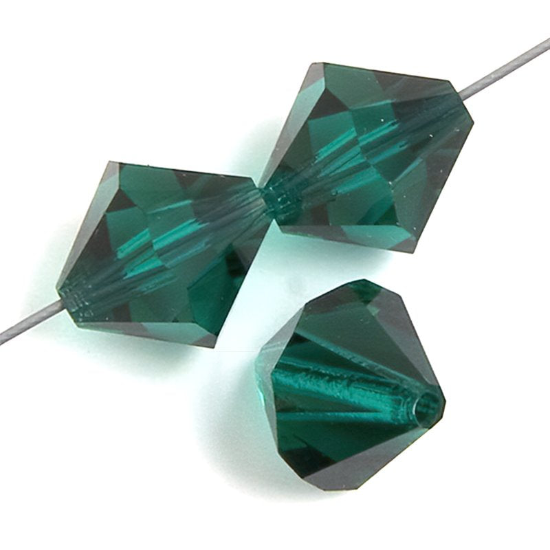 Preciosa 5mm Bicone - Emerald (32)