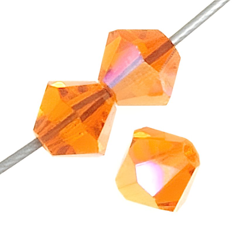 Preciosa 5mm Bicone - Sun AB (32)