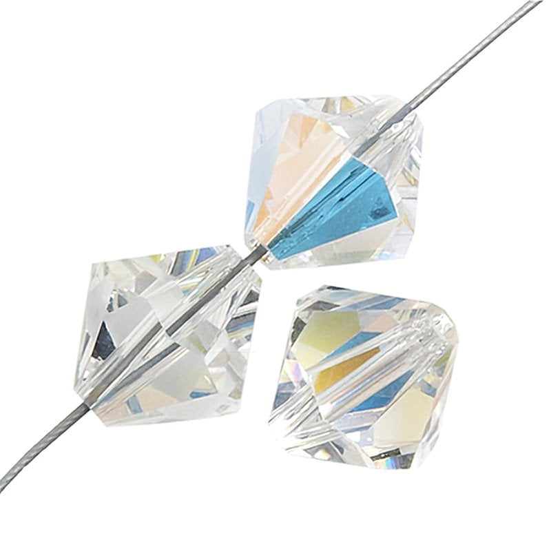 Preciosa 6mm Bicone - Crystal AB (36)