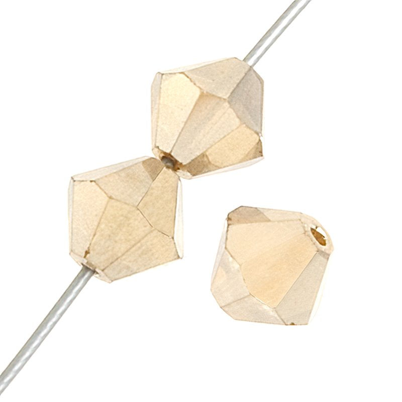 Preciosa 6mm Bicone - Golden Flare (36)