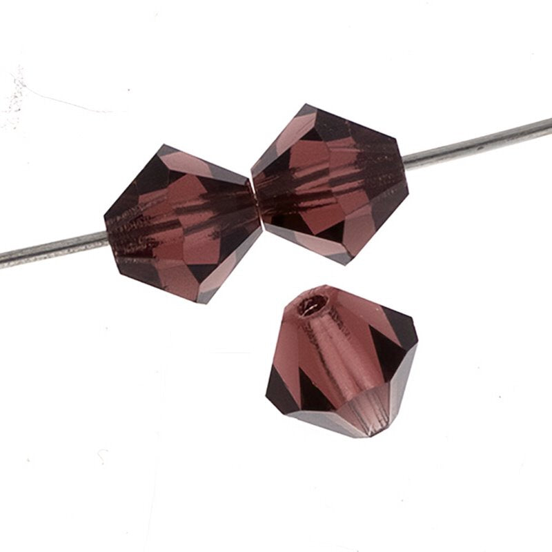 Preciosa 6mm Bicone - Burgundy (36)